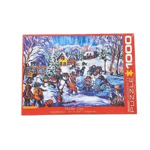 1000 Pc Jigsaw Puzzle By Eurographics Titled “Snow Day”